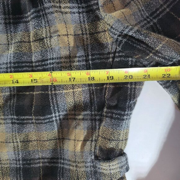 Jordan & Cole Womens Plaid Wool Jacket Zipper Large dark academia clueless - Picture 6 of 7